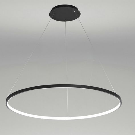 Buy Nordic Modern Ring LED Pendant Light Black Bedroom Dinging Room Living Room Bar Single Ring at Homelava.com with lowest price and Best service! Circular Pendant Light, Circle Pendant Light, Acrylic Chandelier, Cheap Pendant Lights, Modern Pendant Lamps, Black Light Fixture, Lustre Design, Suspension Design, Led Ring