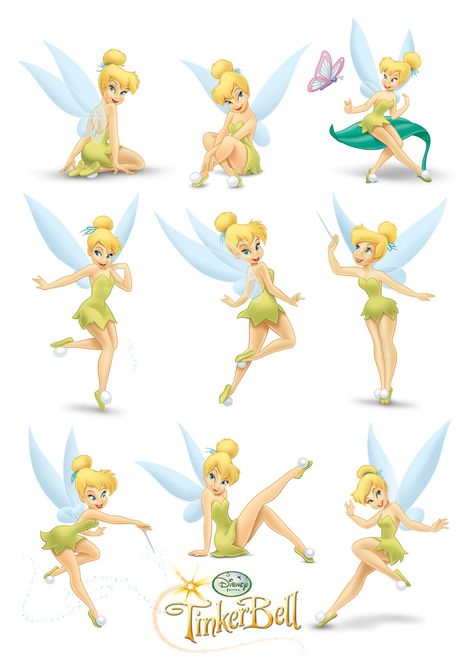 Tinkerbell Invitations, Tinkerbell Theme, Tinker Bell Tattoo, Fairies Movie, Tinker Bell Party, Tinkerbell Wallpaper, Tinkerbell Movies, Tinkerbell Pictures, Large Wall Stickers