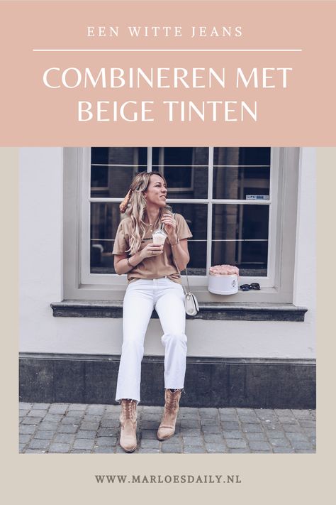 witte jeans combineren Under Construction, White Jeans, Fashion Inspo, Outfit Inspo, Pants, White, Trousers