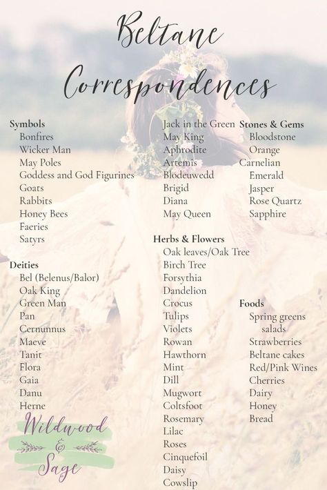 Beltane • May Day Correspondences | May | Spring Beltane Correspondences, What Is Beltane, Wicca Holidays, Pagan Holidays, Wiccan Sabbats, Eclectic Witch, Wicca Witchcraft, Pagan Witch, Modern Witch