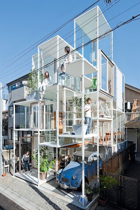 House NA, Sou Fujimoto, 2011, Tokyo, Tokyo Prefecture Japanese House Architecture, Modern Japanese House, Sou Fujimoto, Modernist House, Japan Home, Architect Design House, Japanese Architecture, Japanese House, Concept Architecture