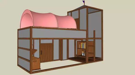 Aesthetic Bunk Bed, Girls Room Bunk Beds, Boys Room Bunk Beds, Princess Castle Bed, Small Bedroom Ideas For Kids, Very Small Bedroom Ideas, Bunk Beds For Girls Room, Bunk Beds Small Room, Bunk Beds For Boys Room