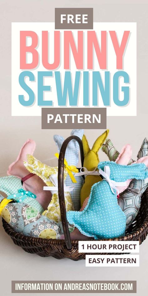 Easter Sewing Ideas, Free Bunny Pattern, Bunny Sewing Pattern, Bunny Sewing, Bunny Pillow, Diy Fabric Crafts, Easter Food, Stuffed Bunny, Scrap Fabric Crafts