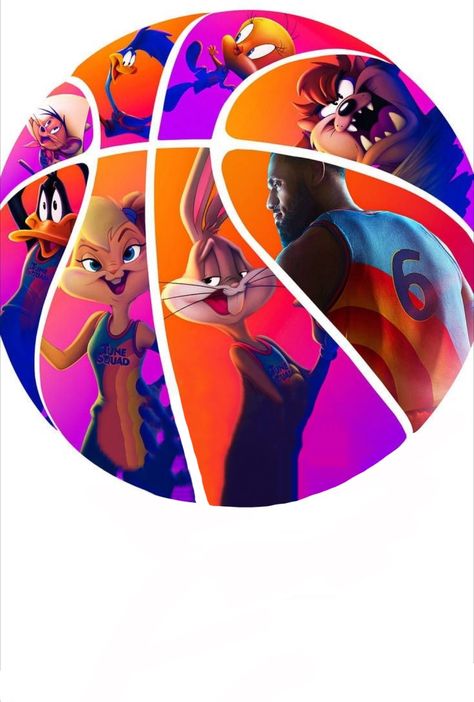 Space Jam Aesthetic, Space Jam Wallpaper, Space Jam Characters, Space Jam Theme, Looney Tunes Party, Lakers Wallpaper, Cool Basketball Wallpapers, Looney Tunes Space Jam, Looney Tunes Wallpaper