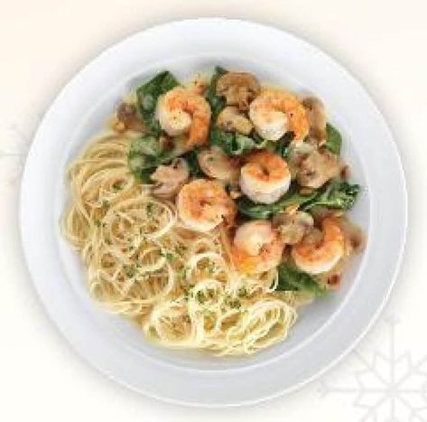 Shrimp Portofino #mushrooms #shrimp #spinach #Seafood #pasta #lemon butter sauce #blur-blanc #justapinchrecipes Shrimp Portofino Macaroni Grill, Shrimp Portofino, Butter Sauce Recipes, With Rice Recipes, Blanched Broccoli, Shrimp Spinach Pasta, Beef With Vegetables, Easy Shrimp Scampi, Shrimp And Broccoli