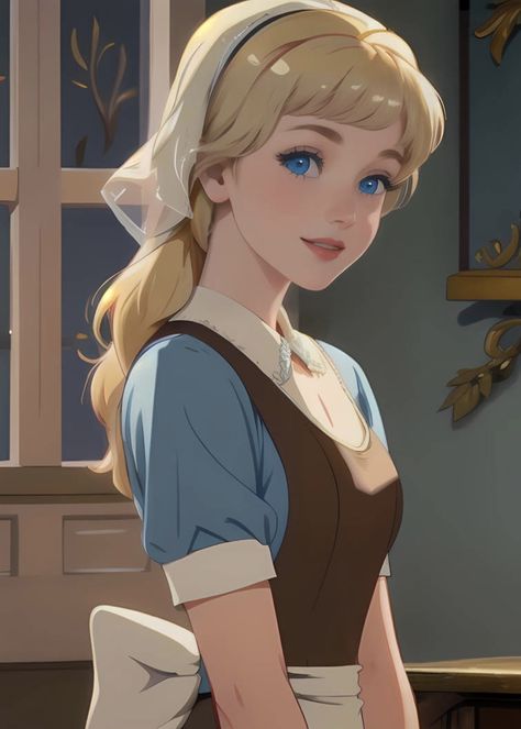 Cinderella Anime, Cinderella Cartoon, Cinderella Characters, Princess Pictures, Disney Princess Pictures, Cute Cartoon Pictures, Girly Art Illustrations, Disney Princess Art, Princess Art