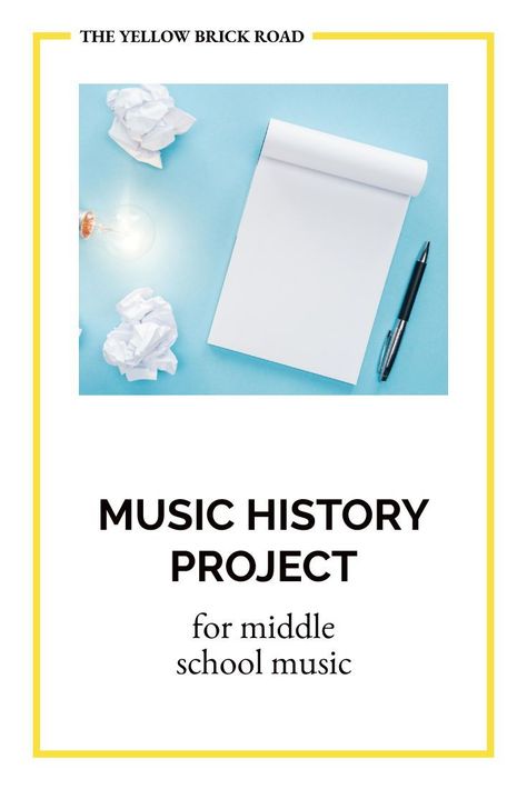 A free worksheet to get started on your own western art music history project for middle school music. Middle School Choir, Road Music, Middle School Music, Middle School History, History Of Music, Elementary Music Lessons, Elementary Music Teacher, Music Together, Music Project