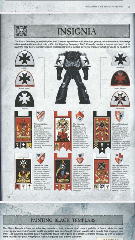 Army Tips, Black Templars 40k, Chapter Ideas, Space Marine Art, 40k Armies, Warhammer 40k Figures, Warhammer Paint, 40k Artwork, Warhammer 40k Art