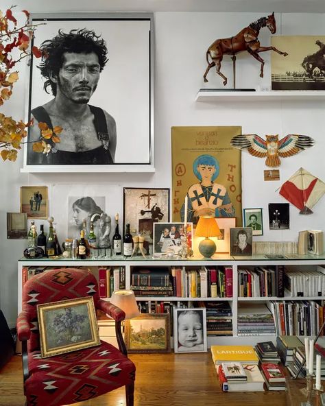 Tour Photographer Richard Avedon’s Upper East Side Apartment Wendy Goodman, Upper East Side Apartment, Maximalist Interior, La Rive, New York Magazine, Richard Avedon, Newsletter Design, Upper East Side, Eclectic Interior