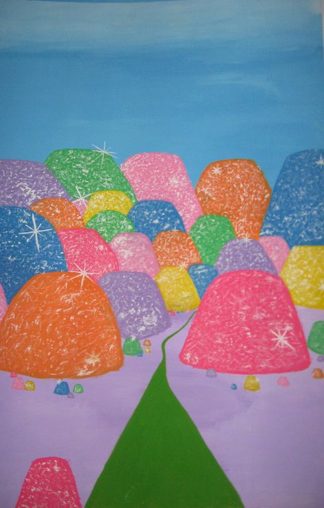 Gumdrop Mountains by Malacia777 on DeviantArt Gumdrop Mountain, Vacation Bible School Themes, Xmas Centerpieces, Ice Cream Party Theme, Nutcracker Decor, Number Four, Classroom Art Projects, Candyland Birthday, Mountain Decor