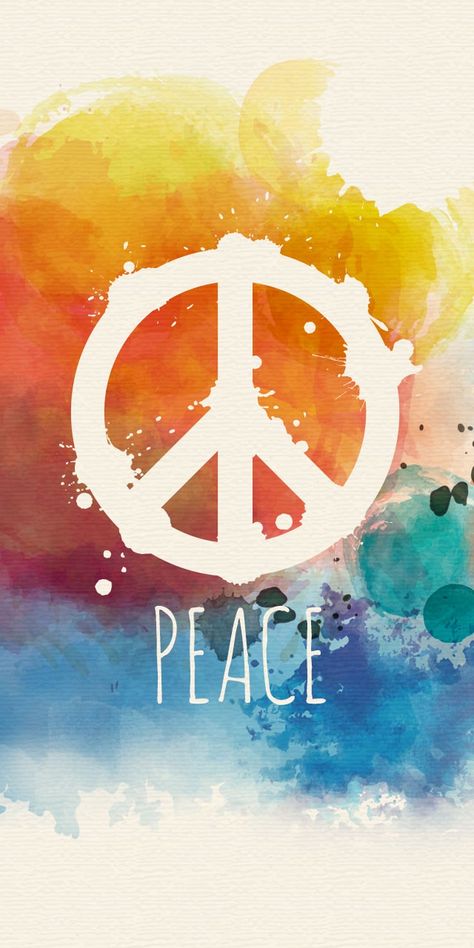 Peace Sign Art Hippie, Mint Green Wallpaper Iphone, Really Cool Wallpapers, Peace Sign Symbol, Peace Logo, Sublimacion Ideas, Splash Design, Peace Sign Art, Positive Wallpapers