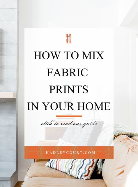 Designer Tips for Mixing Fabric Patterns. Whether it’s a few throw pillows and area rugs or your furniture upholstery, there are a few things you can do to create a gorgeous look as you learn how to mix and match fabrics.   – Hadley Court - Interior Design Blog  #fabricprints #homedecor #interiordesign Mixing Fabrics Patterns, Dorm Style, Coral Pillows, Timeless Interiors, Cute Dorm Rooms, Large Floral Print, How To Mix, Home Libraries, Wood Interiors