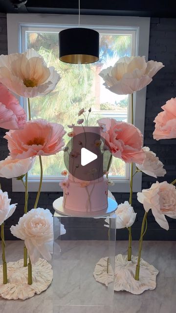 Large Flower Art on Instagram: "A very blush bridal shower setup with peonies and poppies!" Bridal Shower Setup, Peonies And Poppies, Butterfly Garden Party, Flowers In The Attic, Blush Bridal Showers, Mouse Wallpaper, Mickey Mouse Wallpaper, Blush Bridal, Giant Flowers