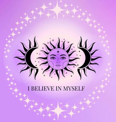 MOONSHINE on Instagram: “🔮✨💜 Believe in yourself and good things will happen!” Good Things Will Happen, Spiritual Pictures, Feminine Wall Art, Pop Art Images, Spiritual Wallpaper, Cutie Quote, Witchy Wallpaper, Spiritual Tattoos, The Divine Feminine