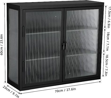 Amazon.com: Retro Style Haze Double Glass Door Wall Cabinet with Detachable Shelves for Office, Dining Room,Living Room, Kitchen and Bathroom Mint Green : Home & Kitchen Shelves For Office, Glass Door Wall, Wall Mounted Bathroom Cabinets, Double Glass Doors, Hanging Cabinet, Glass Cabinets Display, Black Dining Room, Bathroom Wall Cabinets, Office Dining Room