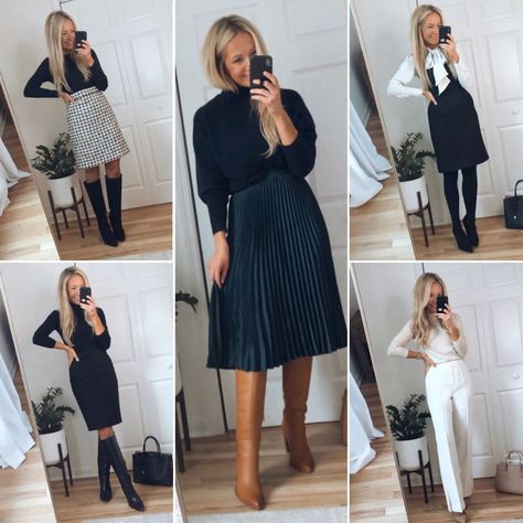 Modest Winter Work Outfits, Ladies Work Outfits, Smart Casual Winter Outfits Women, Winter Office Outfits Women Business, Winter Dresses For Work, Job Interview Attire, Modest Winter Outfits, Meeting Outfit, Business Attire Women