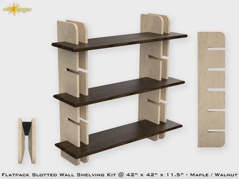 Custom Shelf, Cnc Furniture Plans, Lexington Virginia, Wall Bookshelf, Cnc Furniture, Modern Bookshelf, Flat Pack Furniture, 3d Cnc, Woodworking Inspiration