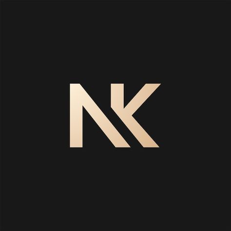 Vector luxury nk minimalist logo design ... | Premium Vector #Freepik #vector #nk-logo #fly-logo #swirl-logo #letter-n N And K Letters Together, Nk Logo Design Letter, Kn Logo, Game Dp, Nk Logo, Logo Fonts Free, Swirl Logo, Typography Logo Fonts, N Wallpaper