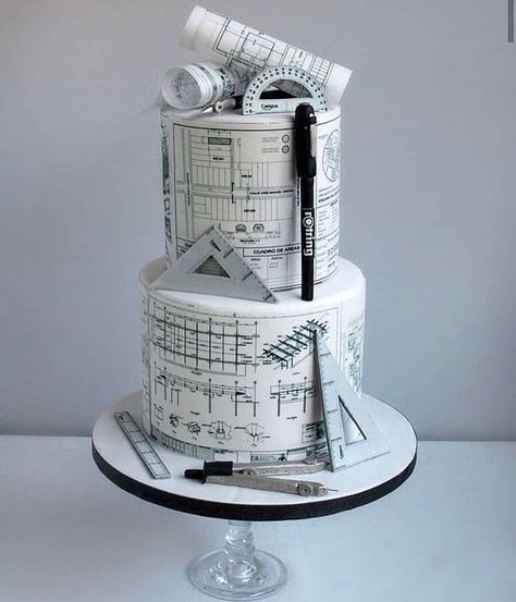 Architecture Cake Design, Architecture Cake, Tårta Design, Patisserie Fine, Artist Cake, Creative Birthday Cakes, Crazy Cakes, Pretty Birthday Cakes, Cakes For Men