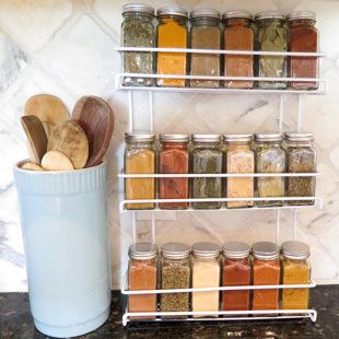 Corner Cabinet Organization, Spices Storage, 3 Tier Spice Rack, Herb Rack, Spice Organizers, Wall Mounted Spice Rack, Pull Out Pantry, Spice Shelf, Apartment Shopping