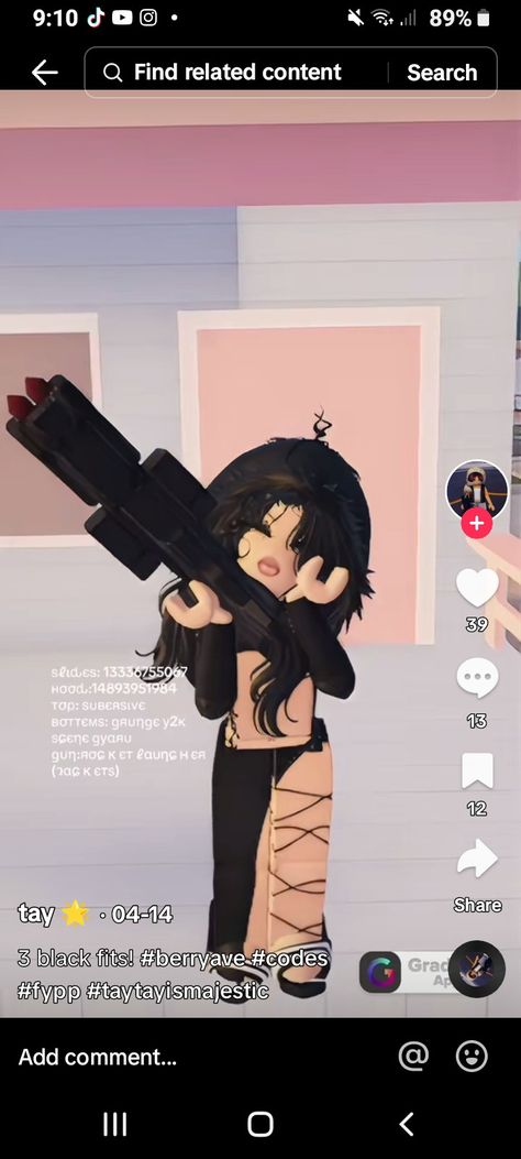 Hot Codes Berry Ave, Rocket Launcher Code Berry Ave, Tattoo Berry Avenue Code, Berry Avenue Codes Y2k Latina, R15 Walk Animation Code Berry Ave, Roblox Tattoo Codes, Berry Avenue Codes Dress, Berry Avenue Codes Clothes Y2k Latina, Berry Avenue Baddie Outfit Codes