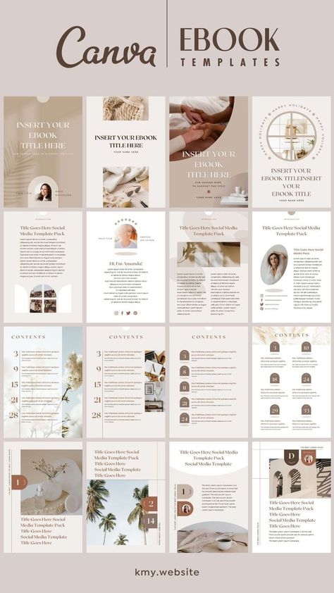 eBook PDF A4 & US Letter Templates Canva Shadow Pdf Template Design, Pdf Design Ideas, Canva Pro Templates, E-book Design, A4 Template Design, Project Work Design, Ebook Design Layout, Booklet Design Layout, A4 Design