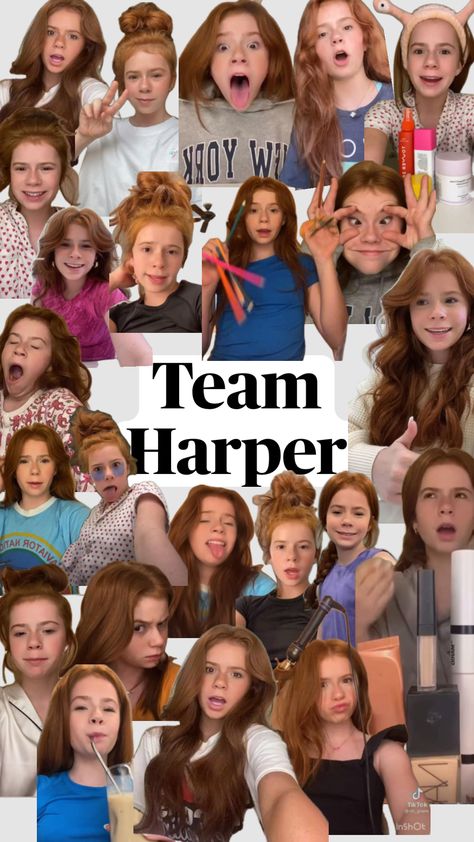 Team Harper! #fyp #preppy #teamharper #harperzilmer #harper Harper Zilmer, Create Collage, Creative Play, Letting Go, Cut Out, It Cast, Bring It On, Energy, Let It Be