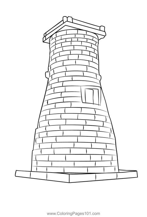 Cheomseongdae Observatory Gyeongju South Korea Coloring Page Gyeongju, Free Kids, Printable Coloring Pages, Printable Coloring, Coloring Pages For Kids, Coloring Page, South Korea, Free Printable, Free Printables