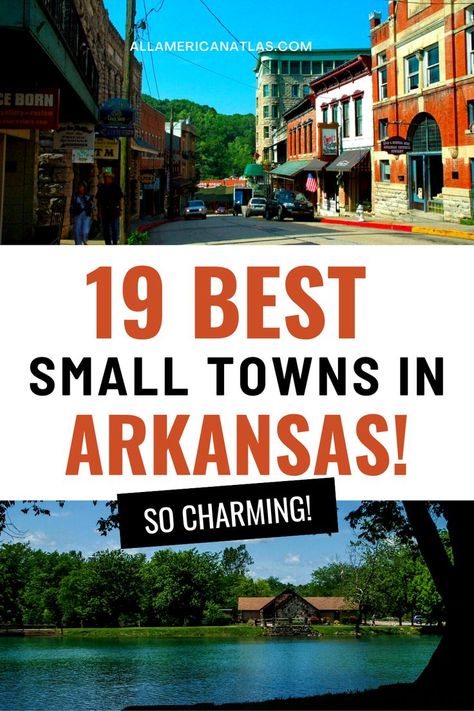 best small towns in Arkansas Northern Arkansas, Arkansas Vacation, Arkansas Road Trip, Arkansas Vacations, Beautiful Places In Usa, Middle America, Arkansas Travel, Road Trip Ideas, Alaska Vacation