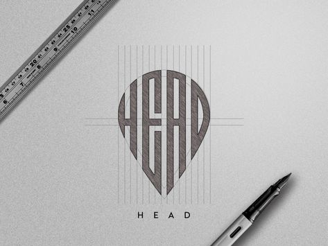 Head Logo Sketch by Mursalin Hossain #logo #brand #branding #design Logo Drawing Ideas, Logo Sketch Design, Inspiration Logo Design, Logo Sketches, Logo Creation, Affinity Designer, Logo Set, Minimalist Logo Design, Logo Design Creative