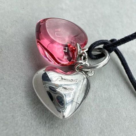 Genuine Baccarat Necklace Heart Silver 925 Pink 30in... - Depop Baccarat Necklace, Necklace Heart, Baccarat, Heart Necklace, Silver 925, Cute Outfits, Free Shipping, Silver, Pink