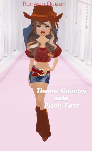 Country Club Outfit Dress To Impress, Country Side Dti Theme Outfit, Country Side Dti Ideas, County Side Dress To Impress, Dti Outfits Countryside, Dti Country Side Outfit Ideas, Country Dress To Impress, Country Side Dress To Impress, Dress To Impress Countryside