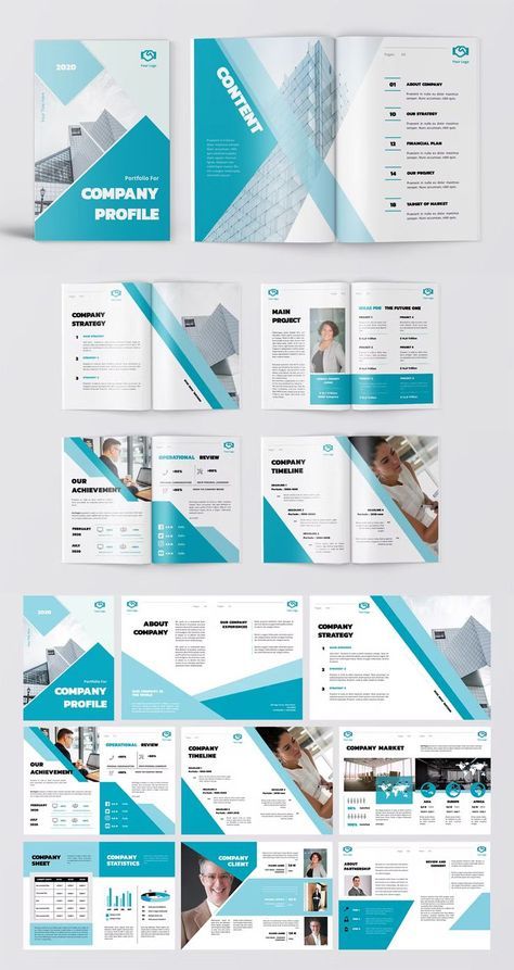 Booklet Design Layout, Company Brochure Design, Company Profile Design Templates, Company Profile Brochure, Brochure Design Layouts, Blue Company, Business Brochure Design, Corporate Profile, Brochure Design Layout