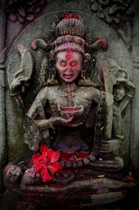 In this article we explore the power of self-healing and ritual by working with… Indian Goddess Kali, Tantra Art, Mother Kali, Kali Mata, Kali Ma, Ancient Statues, Indian Sculpture, Black Goddess, Kali Goddess