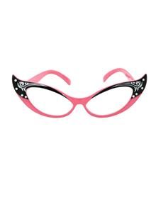 1950's cat eye glasses Cat Eye Glasses, Pink Cat, Eye Glasses, Cat Eye, Pink, White, Black