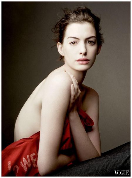 Anne Hathaway - Les Miserables Promo Pic Annie Leibovitz for Vogue Cover