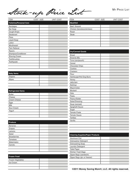 Household Management Forms- stock up list, cleaning schedule, meal plan, etc. all free from moneysavingmom.com Household Management Binder, Daily Cleaning Lists, Cleaning Lists, Chores List, House Management, Management Organization, Pantry List, Household Notebook, Printable House