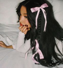 @kennediangelle Mode Ulzzang, The Cardigans, Fairy Hair, Ribbon Hairstyle, Hair Stylies, Baddie Hairstyles, Summer Hair, Aesthetic Hair, Trendy Hairstyles