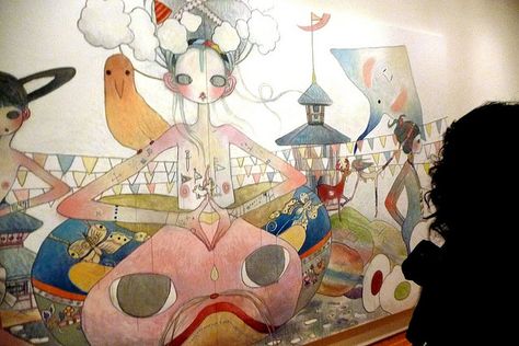 Japanese Contemporary Art, Aya Takano, Escaping Reality, Art Is Dead, Superflat, Manga Artist, Sketchbook Inspiration, Art Archive, Ethereal Art