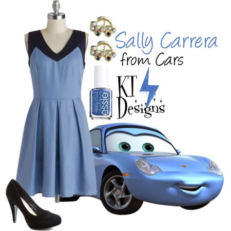 Sally From Cars, Cars Disneybound, Sally Carrera, Movie Character Ideas, Disney Bounding, Fandom Fashion, Cars 3, Disney Fashion, Movie Fashion