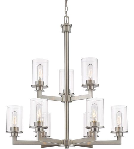 Z-Lite 462-9BN Savannah 9 Light 29 inch Brushed Nickel Chandelier Ceiling Light photo