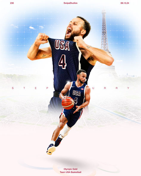 Steph Curry Graphic - Team USA - Basketball - Sports Design Nba Prints, Curry Wallpaper, Team Usa Basketball, Stephen Curry Basketball, Curry Nba, Olympic Basketball, Curry Basketball, Usa Pictures, Akashi Seijuro