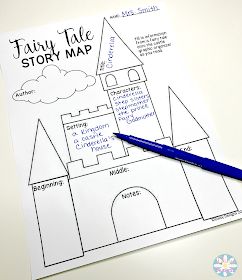 Daisy Designs: 7 Ways to Use Fairy Tales in the Classroom Free Graphic Organizers, Fairy Tales Unit, Fractured Fairy Tales, Fairytale Stories, Story Map, Readers Workshop, Writer Workshop, Writing Center, A Fairy Tale