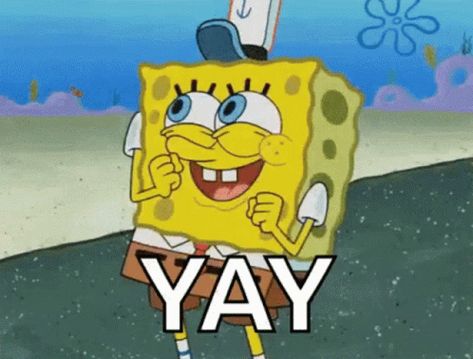 Yay Spongebob Squarepants GIF - Yay SpongebobSquarepants Excited - Discover & Share GIFs Spongebob Dancing, Humor Spongebob, Spongebob Happy, Spongebob Gif, Wallpaper Spongebob, Meme Spongebob, Watch Spongebob, Dance Gif, Spongebob Square