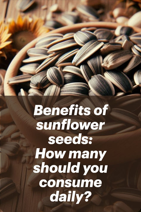 Discover the incredible health benefits of sunflower seeds and the recommended daily amount to maximize their nutrients. Learn more here! Sunflower Benefits, Benefits Of Sunflower Seeds, Sunflower Seed Recipes, Sunflower Seeds Benefits, Seeds Benefits, Sunflower Seed, Sunflower Seeds, Flower Seeds, Health Benefits