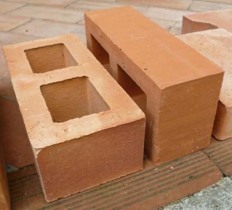 Hollow Bricks - Advantages, Disadvantages, & Sizes Adobe Bricks How To Make, How To Make Soil Blocks, How To Screw Into Brick, Wooden Brick Mold, Messy Brick Mortar, Fly Ash Bricks, Refractory Brick, Brick Companies, Masonry Construction