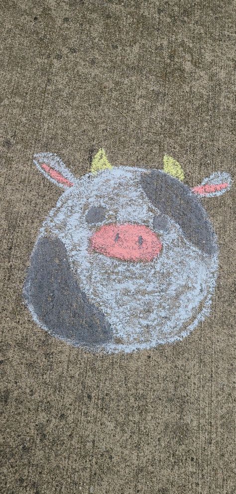 A chalk drawn image of Connor the squishmallow on a sidewalk. Connor Squishmallow, Easy Chalk Drawings, Chalk Wall Art, Chalk Art Festival, Street Chalk Art, Chalk Activities, Fun Chalk Art, Chalk Design, Chalk Wall