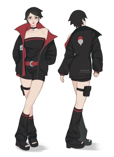 tenartist on Tumblr Sarada Uchiha Time Skip, Tv Sketch, Sarada Cosplay, Baruto Manga, Menma Uzumaki, Boruto And Sarada, Naruto Oc Characters, Boruto Next Generation, Time Skip