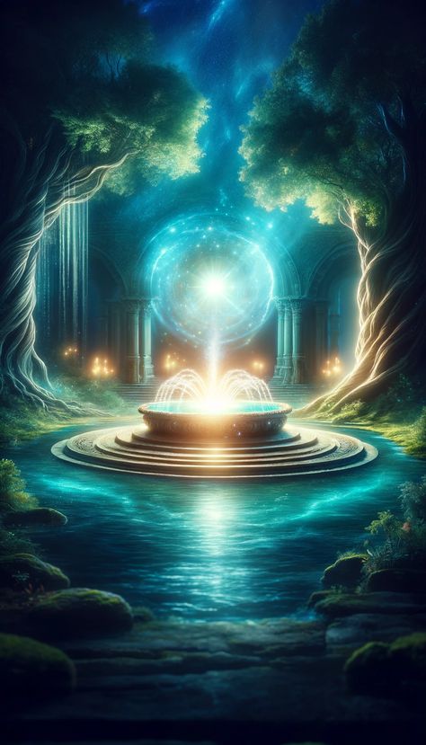 Join us on a journey through time to uncover the truths and myths behind the Fountain of Youth. #MysteryOfYouth #AgeDefying #YouthfulLiving #FountainOfEternalYouth #MythOrReality Fantasy Fountain, Cinema Ideas, Cipher Art, Cinema Idea, Magic Fountain, The Fountain Of Youth, Animal Inspiration, Elf Characters, Aging Backwards