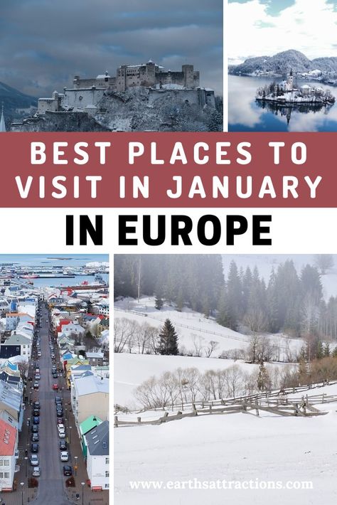 The Best Places to Visit in Europe in January. Discover the best cities to visit in January in Europe. These are my top European places to go in Europe in January. #europe #travel #europetravel #january #traveldestinations #placestogo #januarytravel January Holidays, Austria In January, Best Places To Travel In December Europe, Places To Visit In Europe In Winter, Europe In January, Best European Cities To Visit In Winter, Europe In December, European Itineraries, Australia Travel Guide